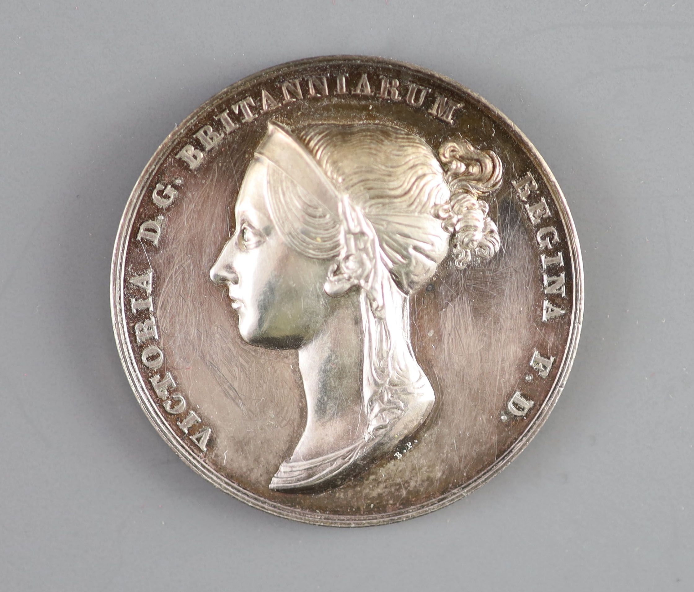 British Medals, Victoria, Coronation 1838, the official silver medal, by Benedetto Pistrucci, 37mm